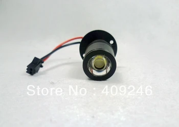Black shell 1x1W Mini LED Teplá/Biela Pozornosti Šperky svetlo Skriňa Strop mieste povodní lampa pozadí AC110V 220V