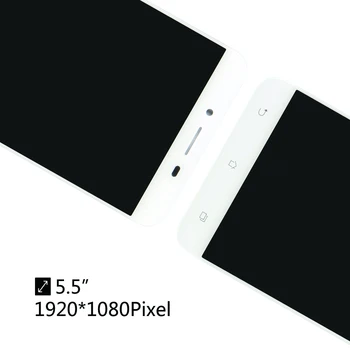 Black/White/Gold 5.5 palcový Pre Asus ZenFone 3 Max ZC553KL LCD Displej + Dotykový Displej Digitalizátorom. Montáž Nahradenie doprava Zadarmo