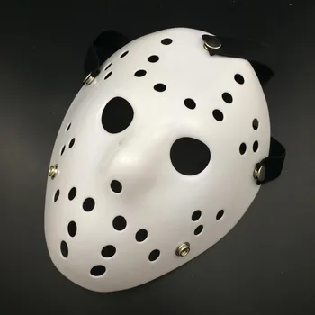 Black White Strašidelné Cosplay Halloween Jason Voorhees Freddy Maska Hokej Festival Strany Halloween Maškaráda Maska