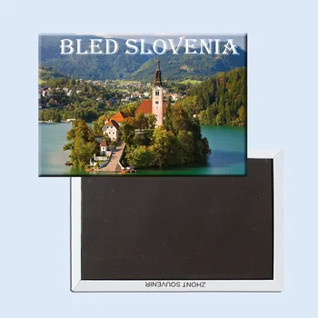 Bled, Slovinsko Magnety na Chladničku 21503 Dovolenku Turistický Suvenír z populárne turistické destinácie