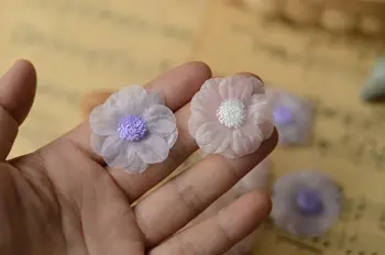 Bledo ružová ružová čipka príslušenstvo Drobné kvety 3.5 cm