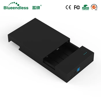 BLUEENDLESS MR35T HDD Enclosure 3,5-palcový SATA Externý Pevný Disk Krytu, USB 3.0 Nástroj Zadarmo pre 3.5