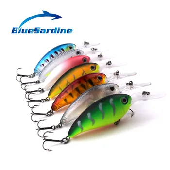 BlueSardine 7PCS 15 G 10 CM Crankbait Rybárske Nástrahy Pevného Kľukou Návnad Minnow Pesca Rybárske Náčinie