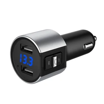 Bluetooth do Auta Bezdrôtový FM Vysielač Bluetooth Car MP3 Prehrávač 5V 3.4 Rádio FM Vysielač Handsfree Telefonovanie s dvomi USB