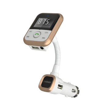 Bluetooth Súprava handsfree súprava s FM AUX-IN port 2USB nabíjačka do Auta TF/USB MP3 Prehrávač hudby Podporu 1G-32G
