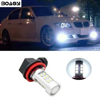 BOAOSI 2x 9006/HB4 LED canbus 2835SMD Žiarovky Reflektor Zrkadlo Dizajn Pre Hmlové Svetlá Na BMW E63 E64 E46 330ci Auto Styling