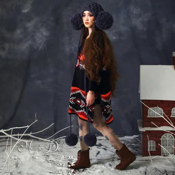 BomHCS Roztomilý Dievča Zime Teplé Pletené Čiapočku Handmade Klobúk s Veľkým Poms Čiapky