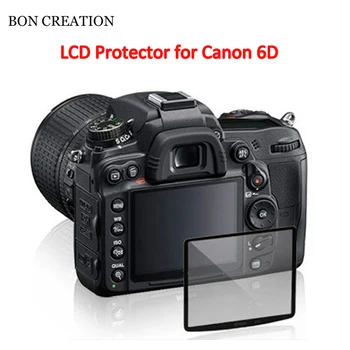 BON TVORBA 1Pcs Profesionálny LCD Optické Sklo Screen Protector pre Canon 6D Kompaktný Sklo Ochranný Film kamery príslušenstvo