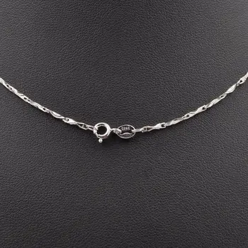 BONLAVIE 925 Sterling Silver Reťaze Náhrdelníky vhodné Pre Prívesok Charm Pre Ženy, Mužov Luxusné S925 Šperky Darček 40 cm 45 cm
