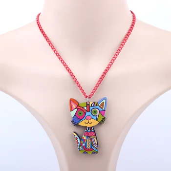 Bonsny mačka krásne nové jar/leto štýl náhrdelníky & prívesok pre dievčatá štýl dizajnu žena muž šperky roztomilý