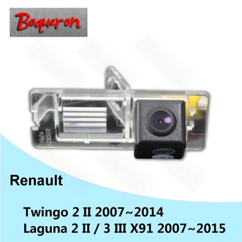 BOQUERON na Renault Twingo 2 II Laguna 2 II / 3 III X91 07~15 HD CCD Nepremokavé Auto Kamera spätného zálohy parkovacia kamera
