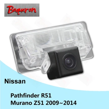 BOQUERON pre Nissan Pathfinder R51/ Murano Z51 2009~SONY Nepremokavé HD CCD Auto Kamera Spätného Chodu parkovacia kamera