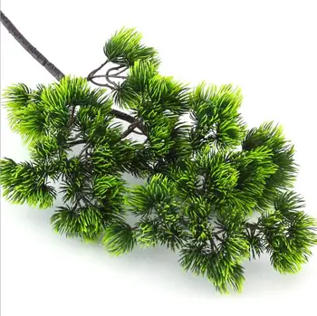 Borovice Pobočiek Umelých plastických Pinaster Cypress patria Vianočné ozdoby zelene kvet usporiadanie Listov veniec list