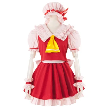 Brdwn TouHou Projektu Flandre Scarlet Shameimaru Aya Izayoi Sakuya Kirisame Marisa Cosplay zástera šaty, Kostým, Oblek 8
