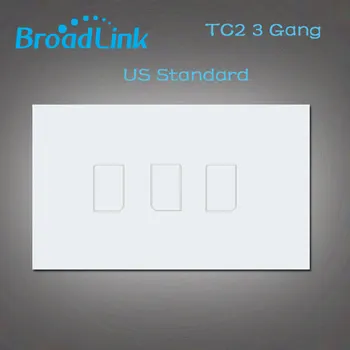 Broadlink TC2 NÁS Smart Home 1 2 3 Gang Nástenné svietidlo Wifi Spínača 220v,Sklenený Dotykový Panel Prepínače Bezdrôtovej Domácej Automatizácie