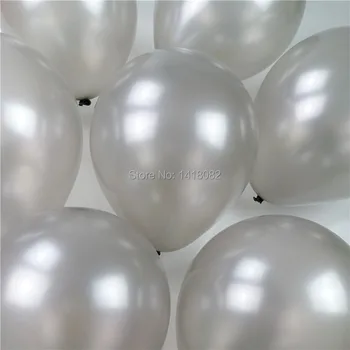 BTRUDI Pearl Kolo Ballon 10 palcový 2.2 g 100 ks zlato, striebro zmiešané svadobné izba usporiadanie narodeninovej party svadobné balóny dodávky
