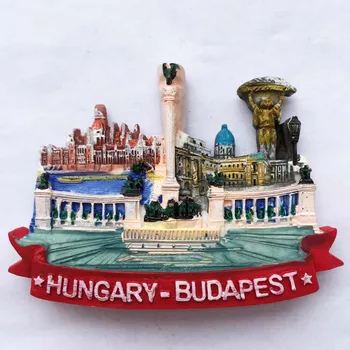 Budapešť Maďarsko reťazového Mosta 3D Magnety na Chladničku Taliansko cestovného Ruchu obchod so Domáce Dekorácie Chladnička Magnetických Nálepiek