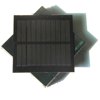 BUHESHUI Epoxidové 1.2 W 5.5 V Solárnych Monokryštalické Modul DIY Solárny Panel, Nabíjačky Pre 3,7 V Batéria, LED Svetlo, 98*98*3 MM 10pcs