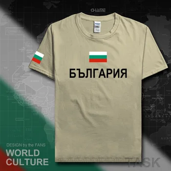 Bulharská republika bulharská mužov tričko fashion 2017 jersey národ tím BGR bavlna t-shirt telocvične oblečenie tee krajiny top