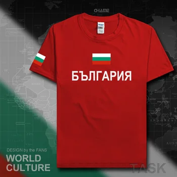 Bulharská republika bulharská mužov tričko fashion 2017 jersey národ tím BGR bavlna t-shirt telocvične oblečenie tee krajiny top