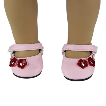 Bábika topánky ,ružový bábika topánky pre 18