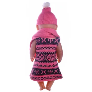 Bábiky Oblečenie príslušenstvo Roztomilé klobúk, šatku Fit 18-Palcové Americké Dievča Bábiku pre Chrid Vianočný Darček