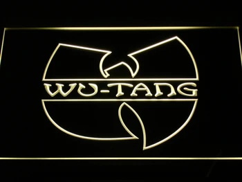 C110 Wu Tang Kapela Pivo Bar LED Neónový nápis s On/Off vypínač 20+ Farieb A 5 Veľkostí si môžete vybrať Plastové Remeslá