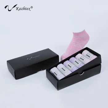 C316243B Kazhtex Strieborné Vlákno Antibakteriálne Ponožky dámske Candy farby Bežné Ponožky Anti-statické Deodorization