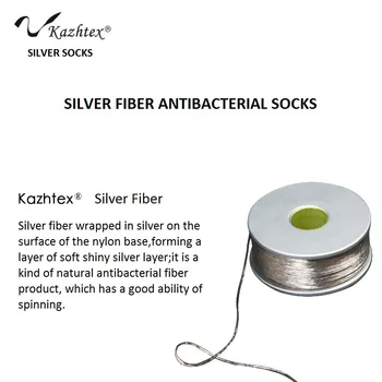 C316243B Kazhtex Strieborné Vlákno Antibakteriálne Ponožky dámske Candy farby Bežné Ponožky Anti-statické Deodorization