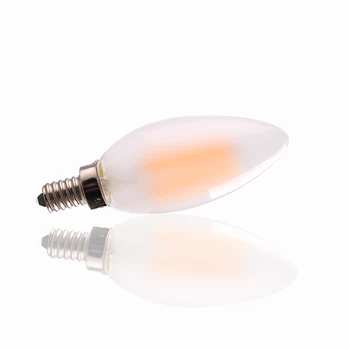 C35 C35T Plameň Tip,Matné Sklo,4W 6W,Edison LED Žiarovky Žiarovky,E12 E14 Base,Teplá Biela,Dekoratívne Osvetlenie,Stmievateľné
