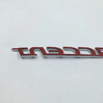 Cafoucs 3D Písmená Pre Hyundai Akcent Auto Zadný Kufor Znak ABS Chrome Odznak Logo Štítok Nálepky