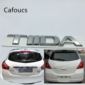 Cafoucs Pre Nissan TIIDA batožinového priestoru Zadné zadné dvere Emblémy Odznak s logom Nálepky