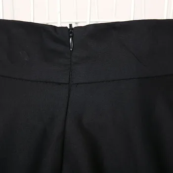 Candowlook Lete Midi Sukne Plus Veľkosť Ženy Oblečenie Vysoký Pás Skladaný A Korčuliarov, Vintage Bežné Koleno Dĺžke Saia Spodnička