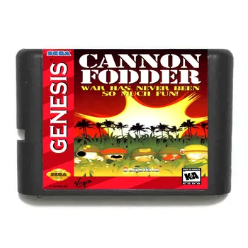 Cannon Fooder 16 bit SEGA MD Hra Karty Pre Sega Mega Drive Pre Genesis