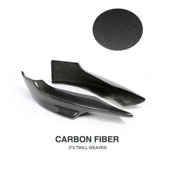 Carbon Fiber Auto Nárazníka Zástery Predné Štiepačky Klapky Pre BMW Radu 3 E92 M Tech M-Šport Nárazník na roky 2007-2009 2KS/Set