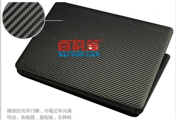 Carbon fiber Vinyl Pokožky Nálepky Kryt kryt Pre Dell Inspiron i7368 7368 2016 vydania 13,3-palcový