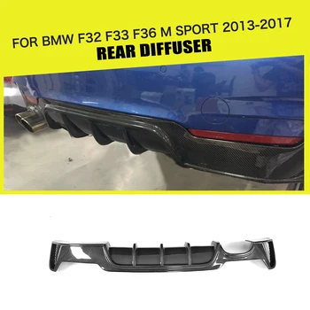 Carbon Fiber Zadný Nárazník Spojler, Difúzor Pre BMW 4 Série F32 F33 F36 M Šport 13-17 P Štýl Auto Styling