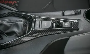 Carbon Fiber Zrna ABS Gears Shift Panel Výbava Kryt Rámu Dekor Nálepka Pre Chevrolet Camaro 2017+ Auto Styling