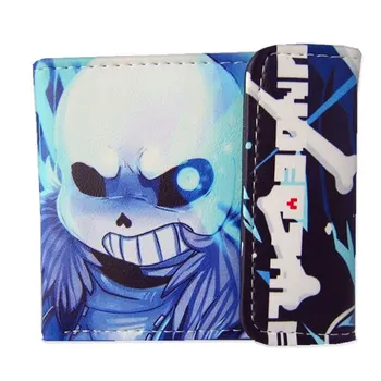Cartoon hračka Undertail pod chvost Jurij na ľade skladacia peňaženka PU Karty prípade/ na Zips Anime darček