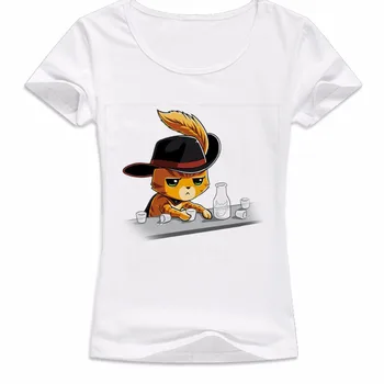 Cat t-shirt žena zábavné, roztomilé mačka Dizajn Tlače dievča, T košele 2017 Nové Módne Krátky Rukáv kawaii Tričko ženy Harajuku topy