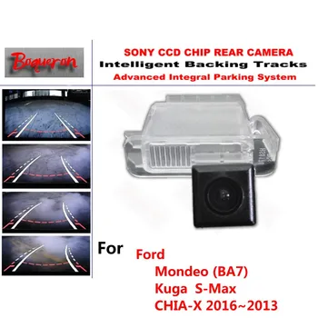 CCD Auto Backup Parkovacie Kamery Inteligentné Skladby Dynamické Navádzanie parkovacia Kamera Pre Ford Mondeo (BA7) Kuga, S-Max CHIA-X 06~1