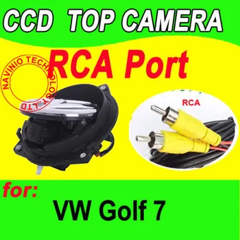 CCD OEM Znak Loga Zozadu Auto Flip Cúvaní Kufri Rukoväť Kamera pre VW Golf 4 5 6 7 8 GLAXAY R Nepremokavé Nočné Videnie