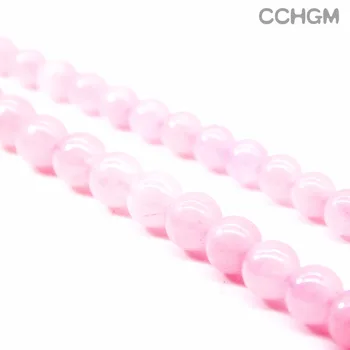 CCHGM Hot Predaj Veľkoobchod Lešteného Prírodného Rose Ružový Kremeň Kameň Korálky Pre Šperky, Takže DIY Náramok, Náhrdelník 4/6/8/10/12/14 mm