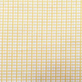 Celkom 40x50cm Žlté Slnečnice & Check bavlna twill bavlnená Tkanina Zväzku Pre DIY Šitie
