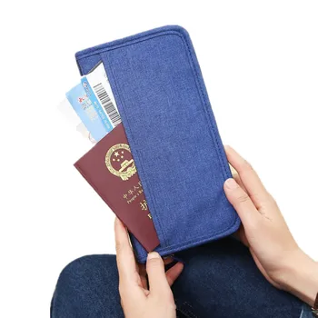Cestovný Pas sa Vzťahuje Vrecka Peňaženku Cestovný USB Nabíjací Kábel Skladovanie Dokumentov Banka Kartu Pack Organizátor Telefón Kľúč, taška