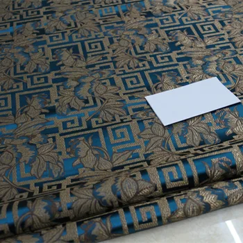 CF69 1 Yard Čínsky Štýl, Hodváb Brocade, Žakárové Tkaniny Cheongsam Oblečenie Dekoratívne DIY Textílie Čínsky Vankúš Textílie