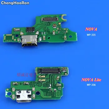 ChengHaoRan Pre Huawei G750 G9 P9 P10 Plus Mate S 7 8 9 Nova Lite 3X USB Dock Konektor Port Nabíjačku Flex Kábel S Mikrofónom