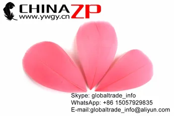 CHINAZP Profesionálne Veľkoobchod 100ks/veľa Jedinečný Farbené Rose Ručne Zdobené Husacie Perie na Predaj