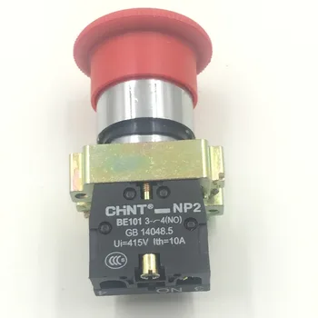 CHINT húb gombík spínač núdzové stop tlačidlo NP2-BS541 a normálne otvoriť 22 otvorov
