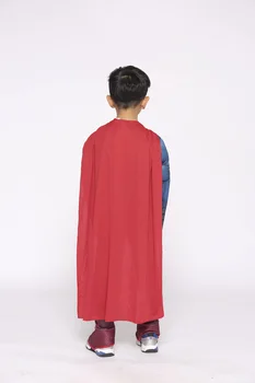 Chlapec Deluxe Svalov Superman Cosplay Halloween Kostýmy pre Deti Detské Vianočné Kostýmy Maškarný Jumpsuit s Cape anime